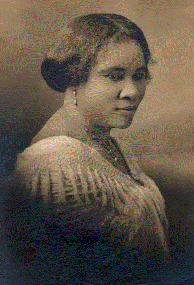 Madame C.J. Walker was the first female self-made U.S. millionaire. She made her fortune through hair products.