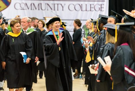 President Kathleen Hetherington will be saying goodbye to HCC graduates for the last time.