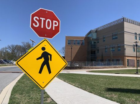 Traffic signs at HCC have been crucial for controlling the high volume of traffic and pedestrians on campus.