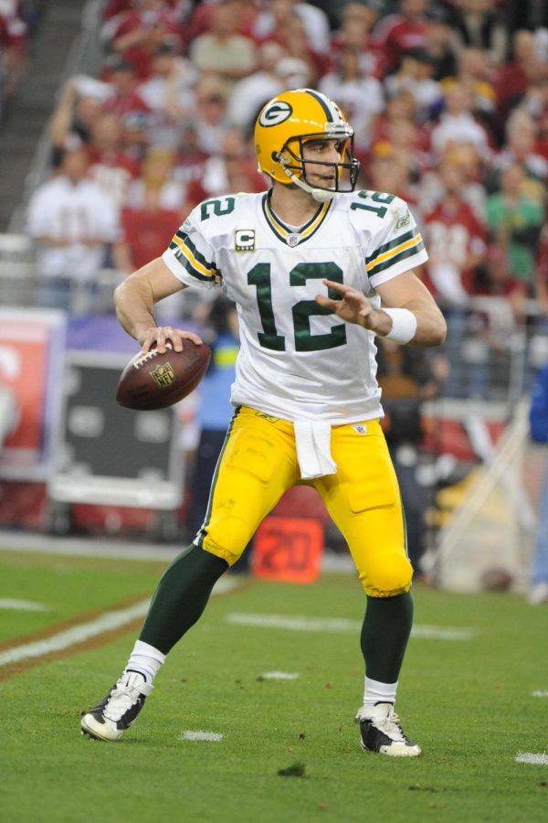 Four-time NFL MVP Aaron Rodgers will remain in Green Bay for at least the next three seasons