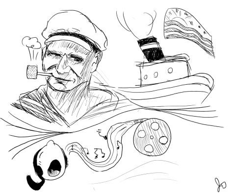 Popeye art done by me (because the copyright on this film is bizarre)