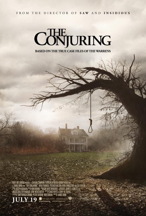 A promotional poster for the movie The Conjuring, released in 2013
