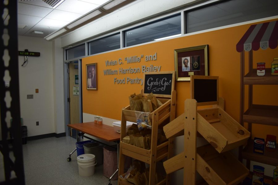 The Vivian C. Millie and William Harrison Bailey Food Pantry at HCC