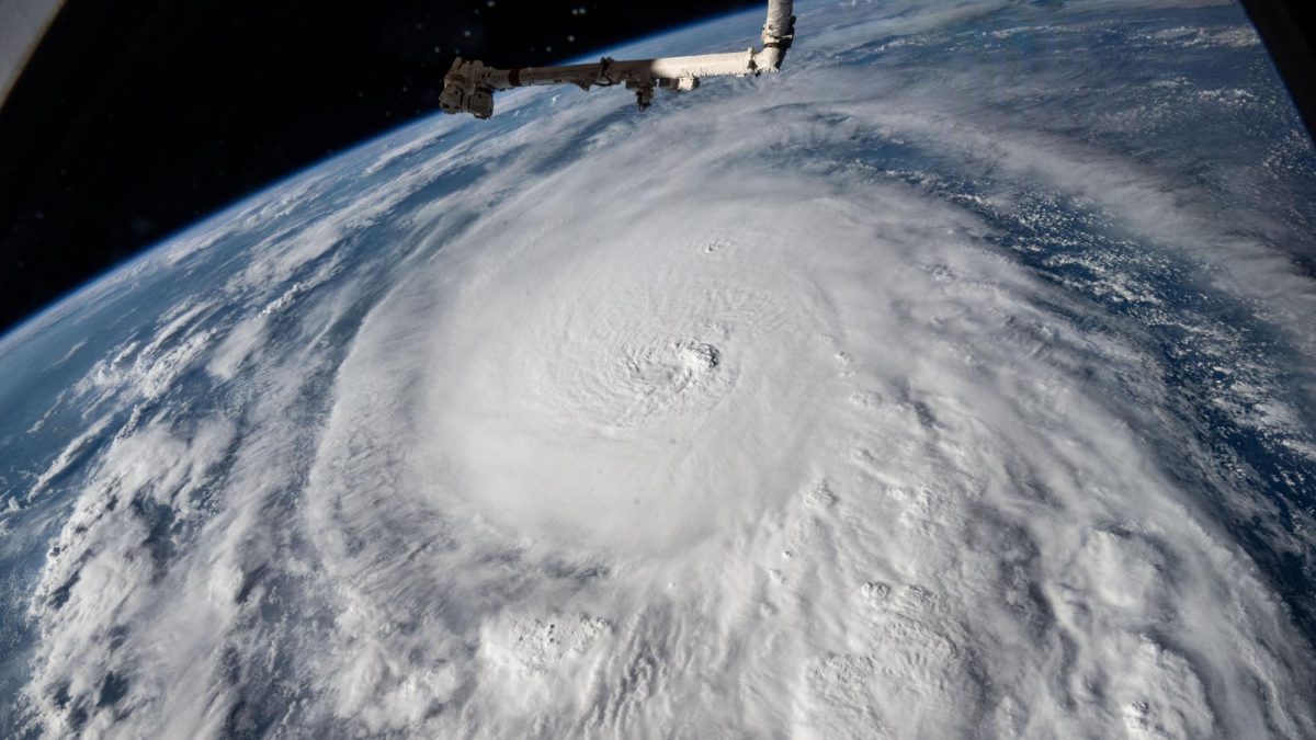 Hurricane Milton in the Gulf of Mexico, as seen from space