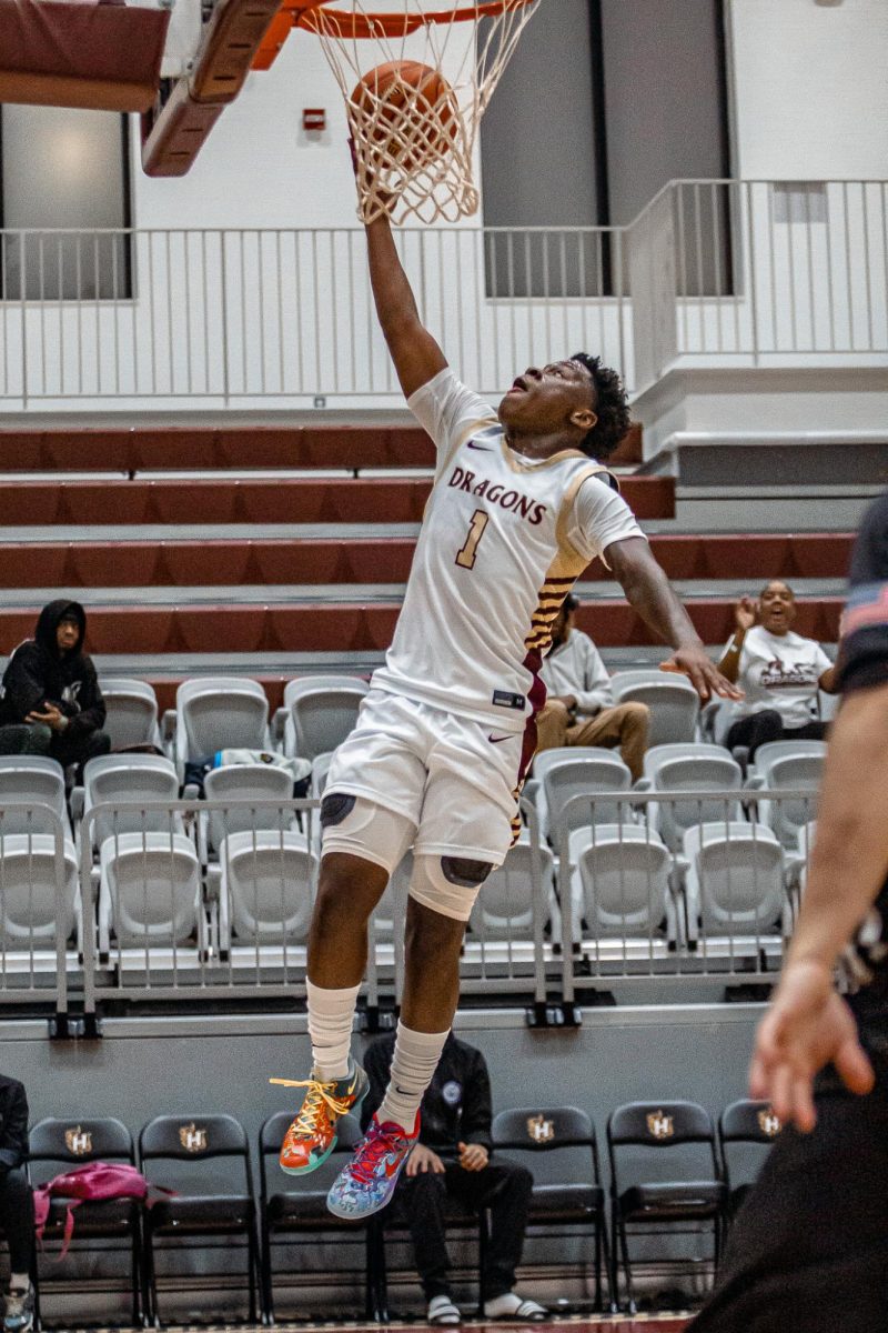 Jaden Johnson making a basket 