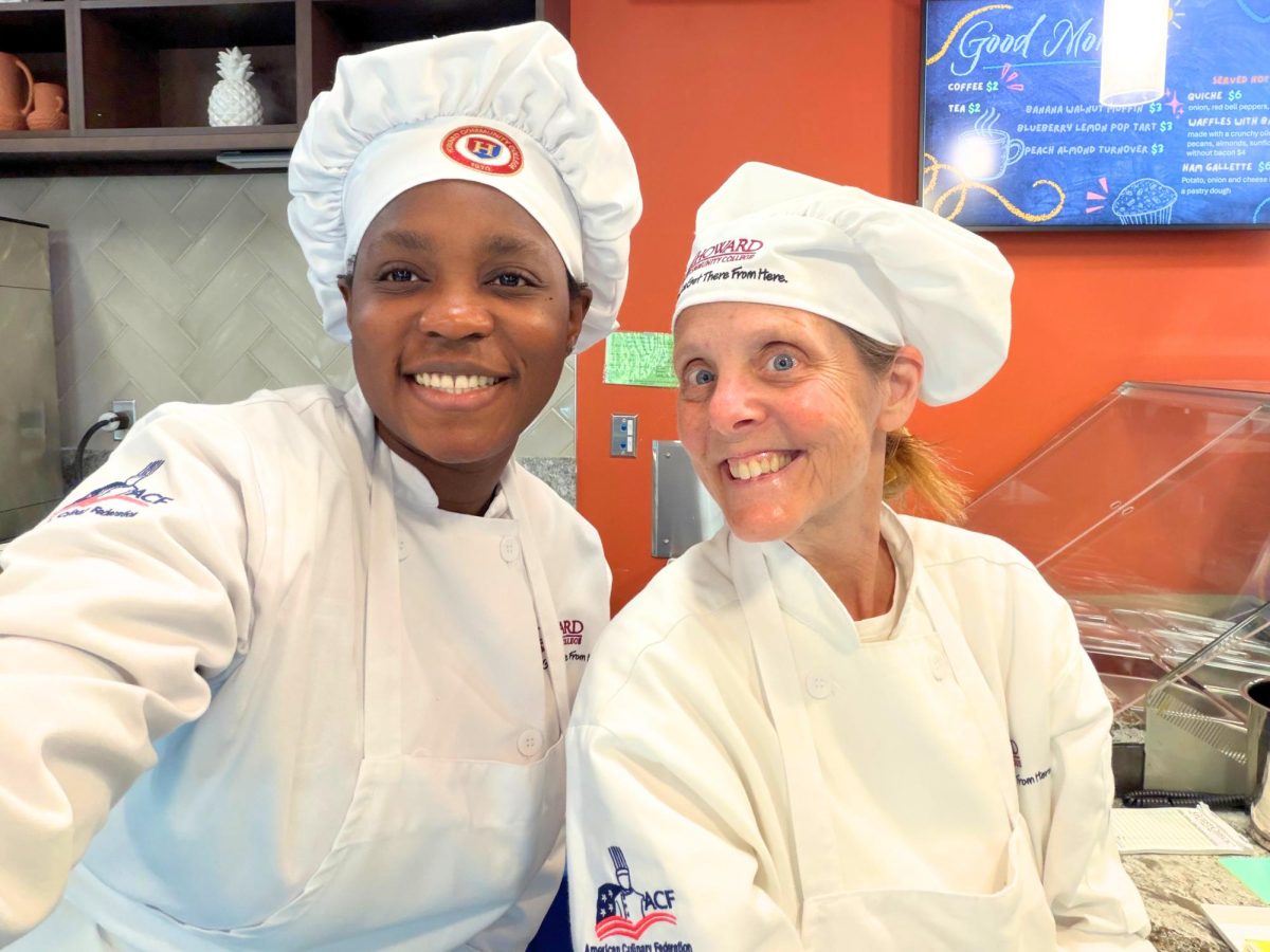 Left to right: Evony Atchade and Cindy Tilton
