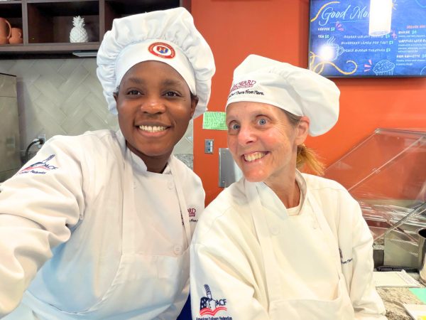 Left to right: Evony Atchade and Cindy Tilton